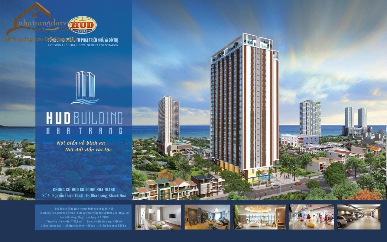 Chung cư hud  building nguyễn thiện thuật nha trang giá chỉ từ 1.6 tỷ