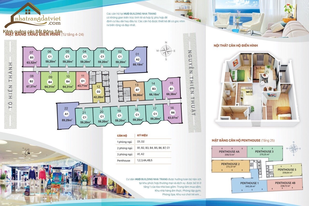 Giá tốt căn hộ chung cư hud building trung tâm tp. nha trang