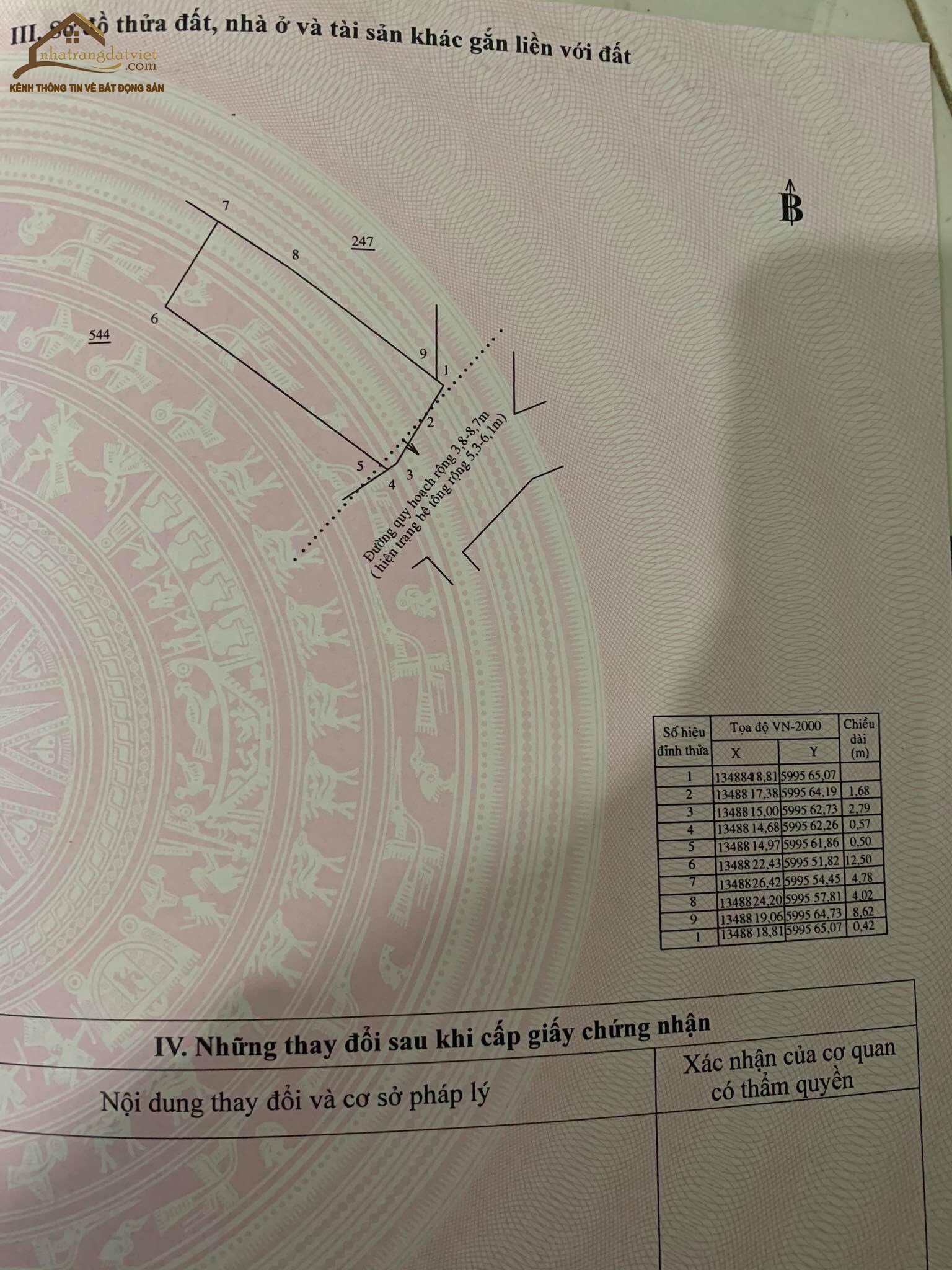 65,2m2 ( ngang 5m) Đất Hẻm Thôn Phước Điền, Xã Phước Đồng,Đường Tô Ký, giá 700tr