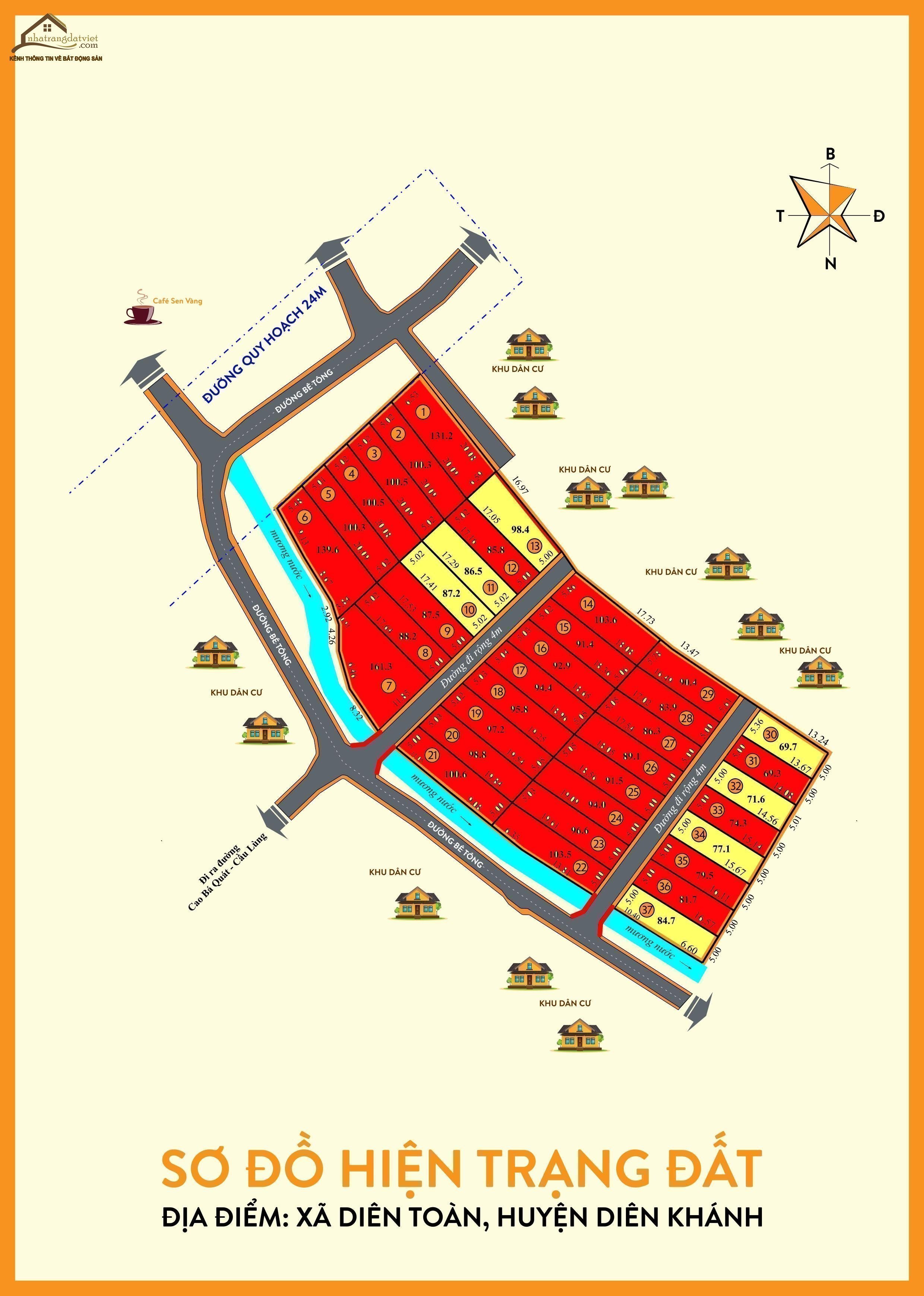 Diên Toàn ngay chợ Đông Dinh Chỉ Còn 6 lô LH: 0896.886.239 Vũ