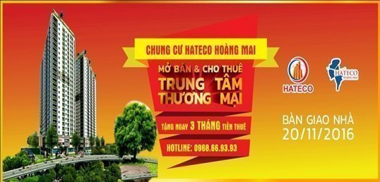 Chính thức mở bán và cho thuê trung tâm thương mại tại Hateco Hoàng Mai