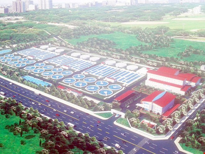 Hà Nội: Khởi công dự án hệ thống xử lý nước thải 800 triệu USD