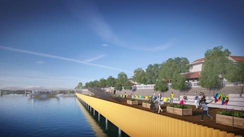 TT - Huế: Đầu tư hơn 63 tỷ đồng xây đường đi bộ phía Nam sông Hương