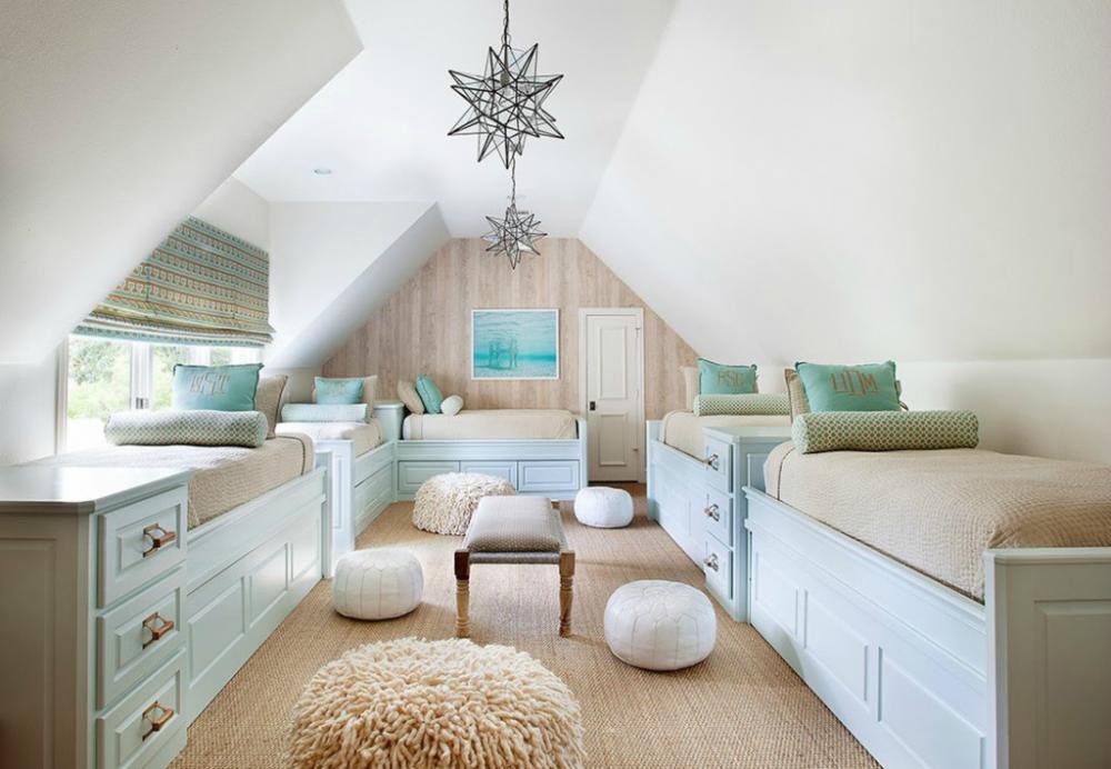 Những ý tưởng sáng tạo tầng gác mái thành không gian sống tiện ích