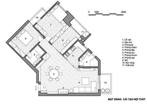 Khắc phục nhược điểm cho căn hộ chỉ bằng 1 chiếc cửa trượt