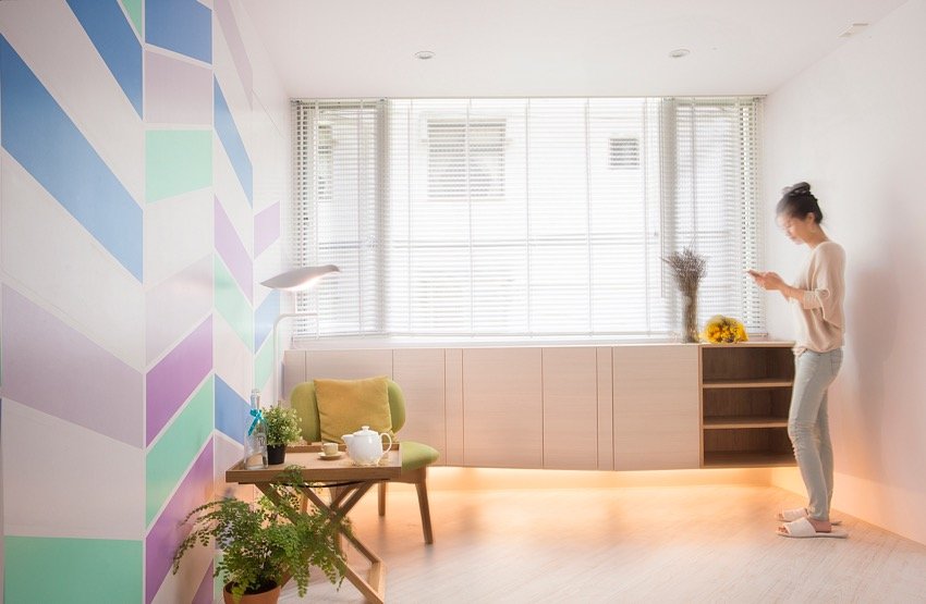 Cải tạo căn hộ 14m² cũ kỹ thành không gian sống lý tưởng