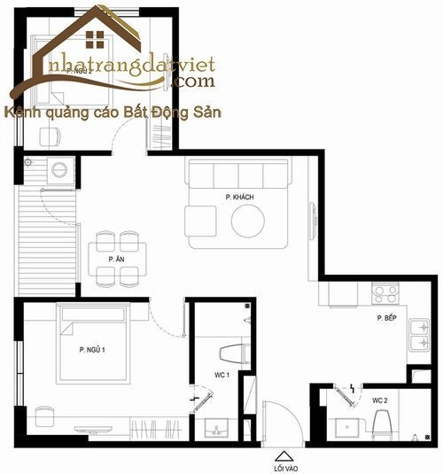 Hoàn thiện căn hộ 2 phòng ngủ ở Hà Nội với chi phí 250 triệu